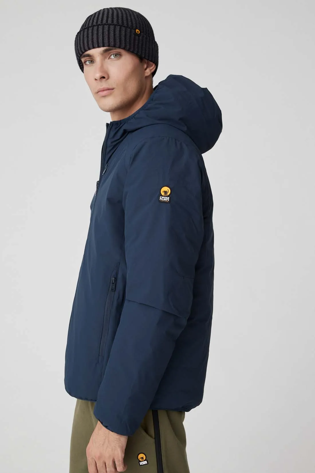 ROTTER – Cappello blu con risvolto