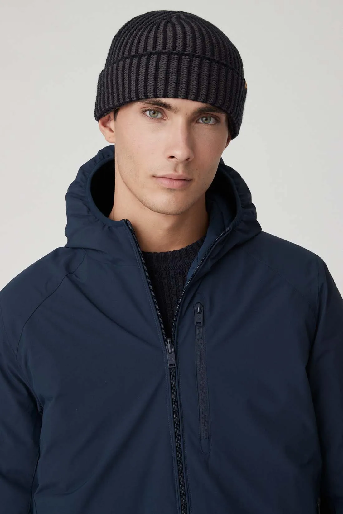 ROTTER – Cappello blu con risvolto