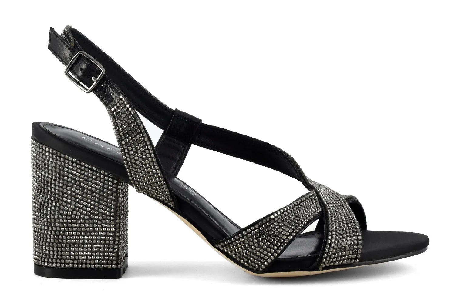 Sandali con tacco Donna colore Nero
