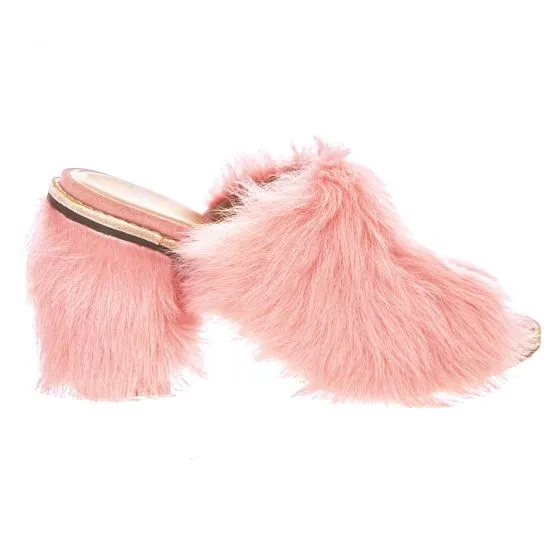 Scalzate Donna “UGG” FLUFF HEEL Collezione 2024 – Rosa