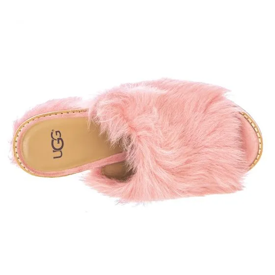 Scalzate Donna “UGG” FLUFF HEEL Collezione 2024 – Rosa