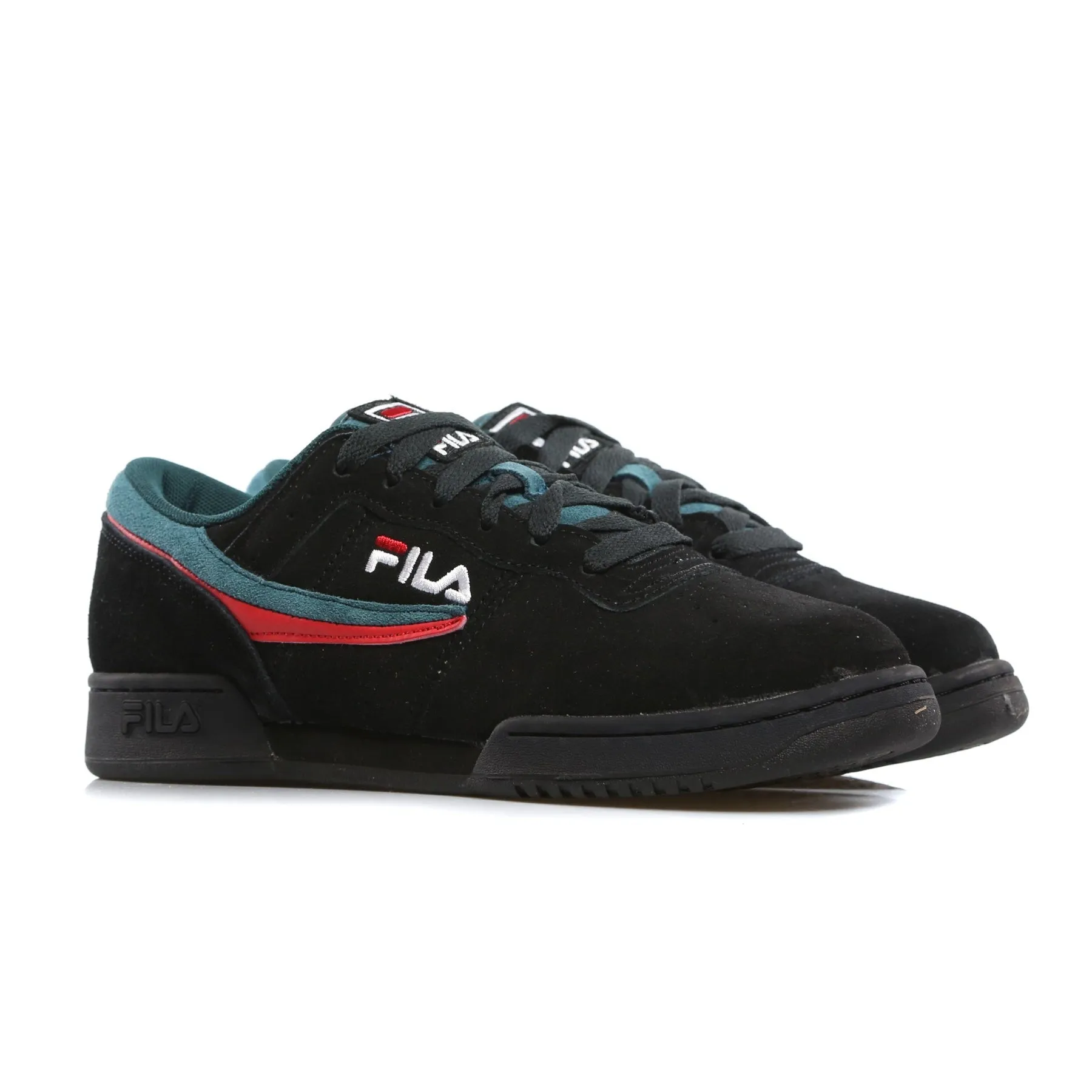 Scarpa Bassa Uomo Original Fitness S Black/red/atlantic Deep