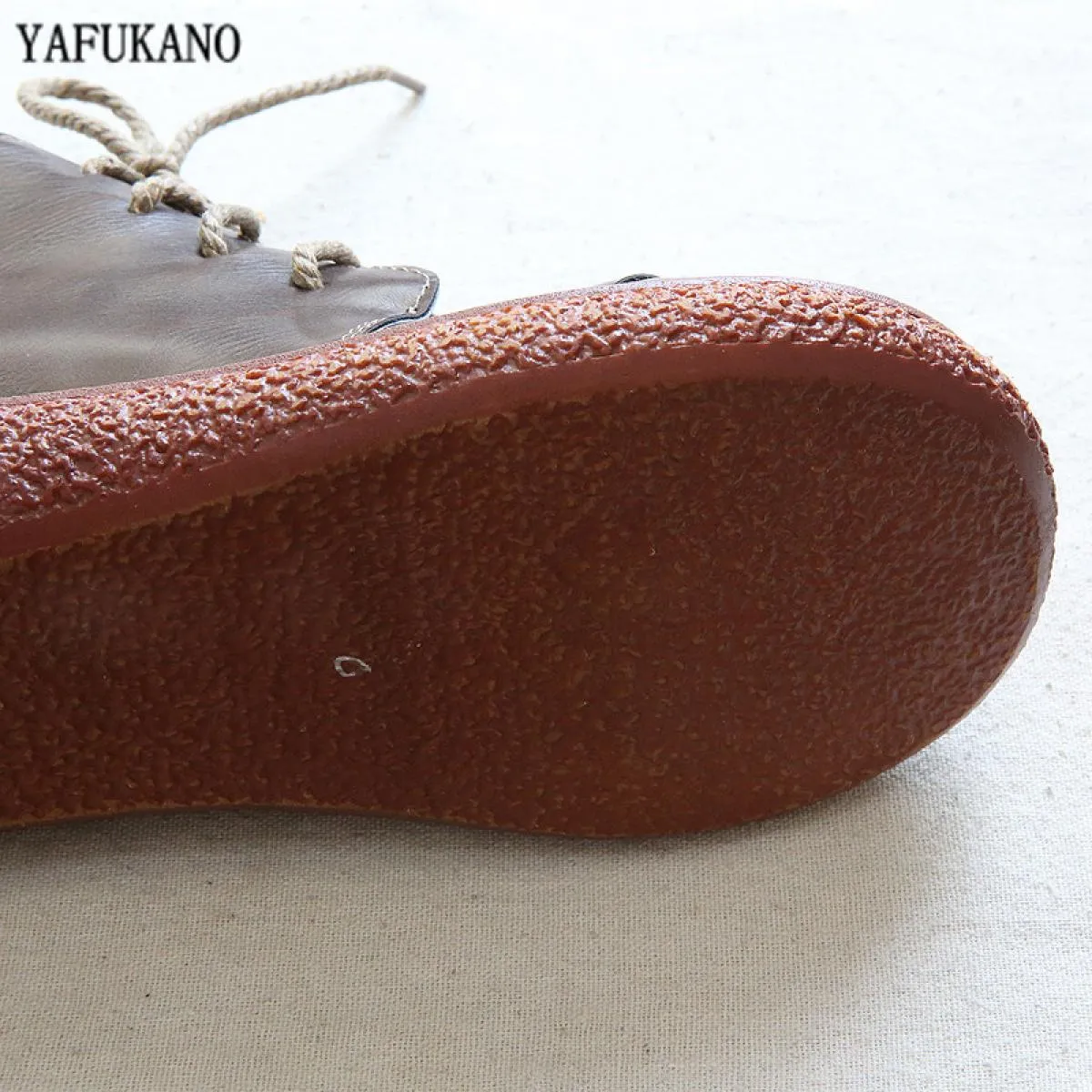 Scarpe da bambola a testa grande con punta tonda retrò letteraria stringate con suola spessa Stivaletti corti casual comodi fatt