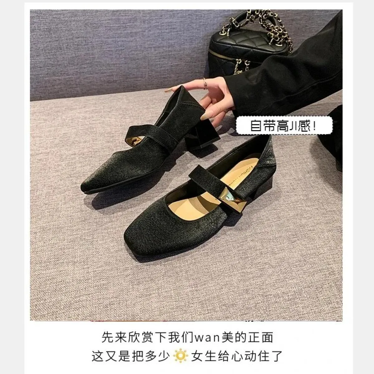 Scarpe da donna africane con tacco slip on bocca poco profonda stringate sandali grossi pompa 2024 piattaforma da basket con pun