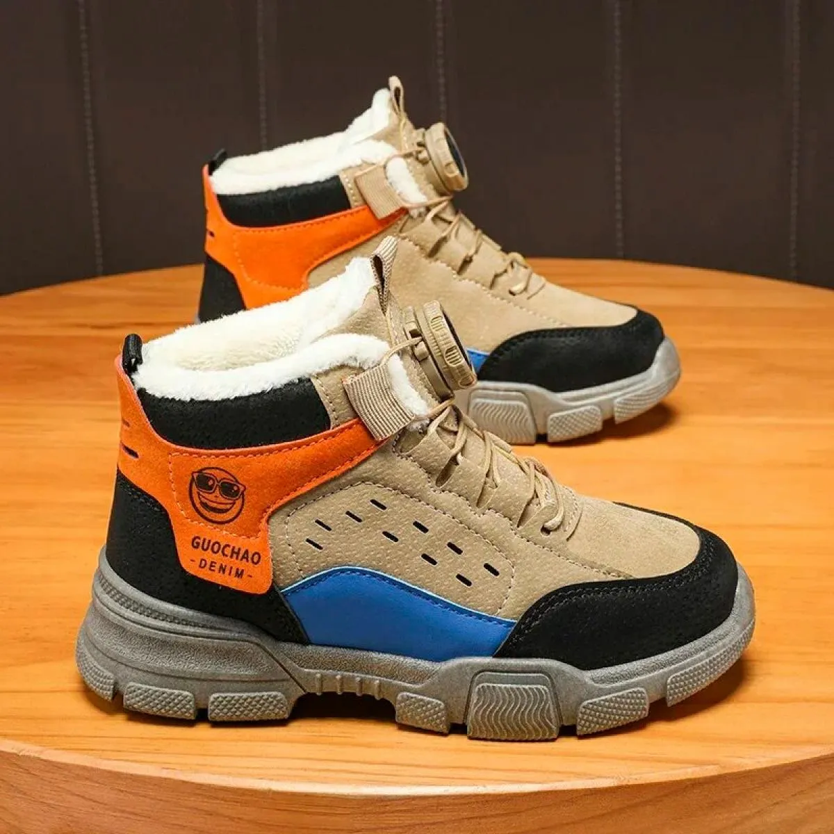 Scarpe da ginnastica Antiscivolo Moda Alla moda Resistenti all'usura Comode Tutte le partite Plus Velluto Mantieni caldo Escursi