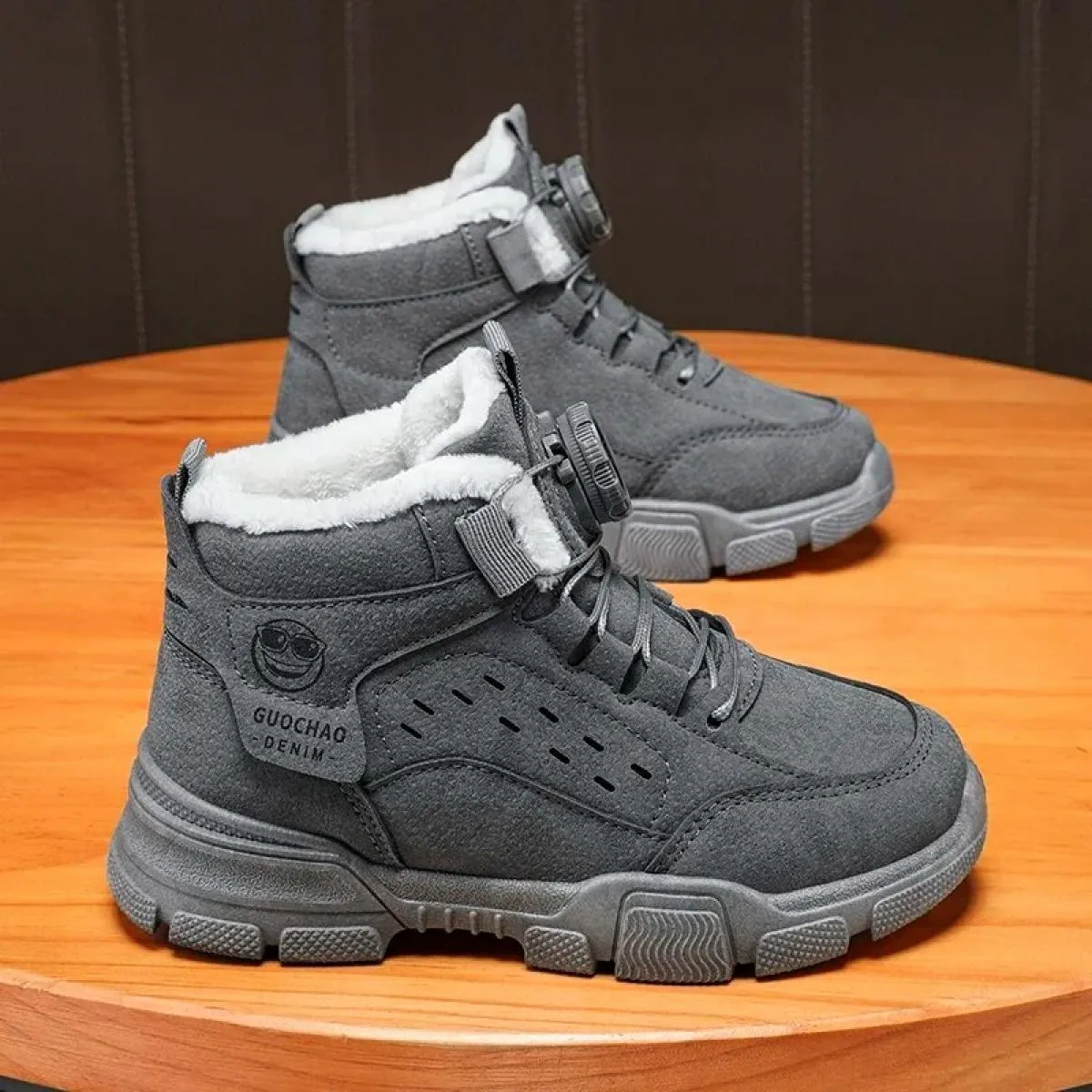 Scarpe da ginnastica Antiscivolo Moda Alla moda Resistenti all'usura Comode Tutte le partite Plus Velluto Mantieni caldo Escursi