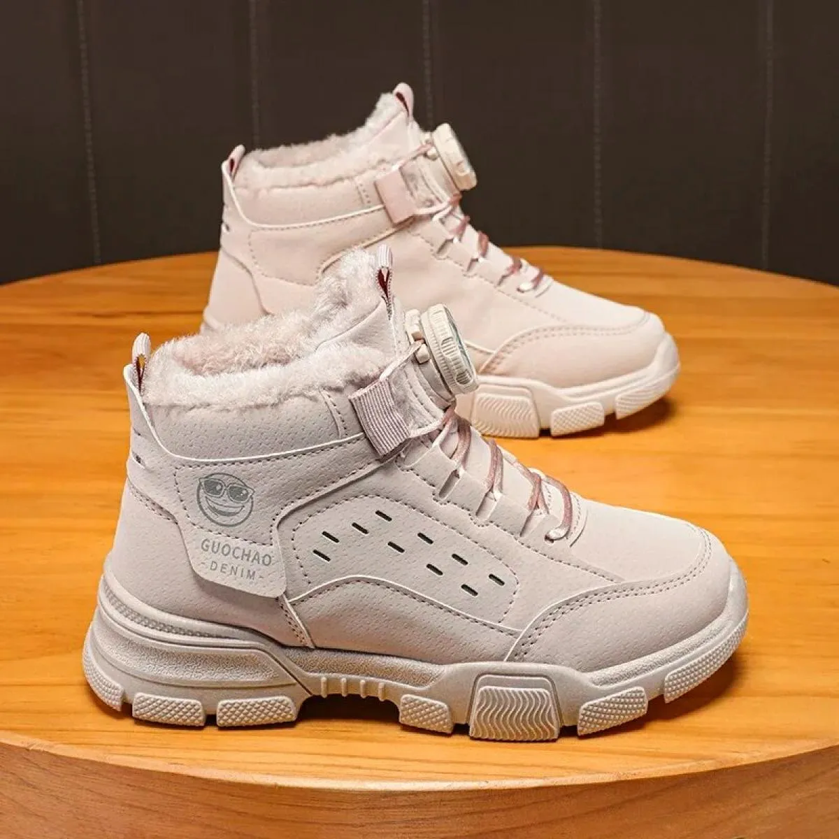 Scarpe da ginnastica Antiscivolo Moda Alla moda Resistenti all'usura Comode Tutte le partite Plus Velluto Mantieni caldo Escursi