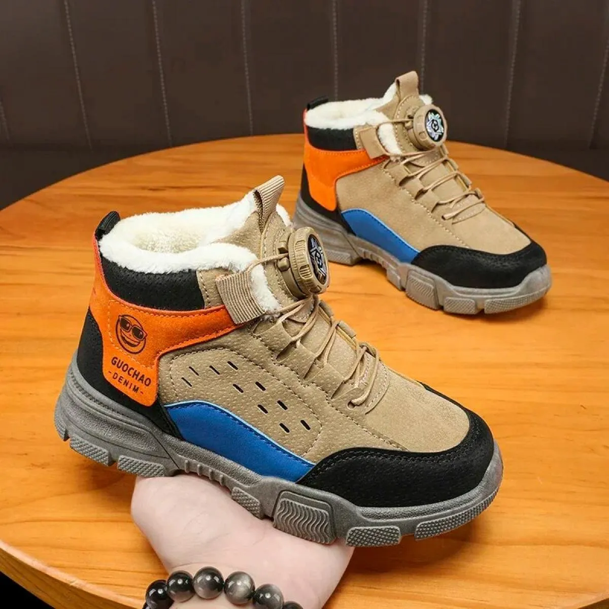 Scarpe da ginnastica Antiscivolo Moda Alla moda Resistenti all'usura Comode Tutte le partite Plus Velluto Mantieni caldo Escursi