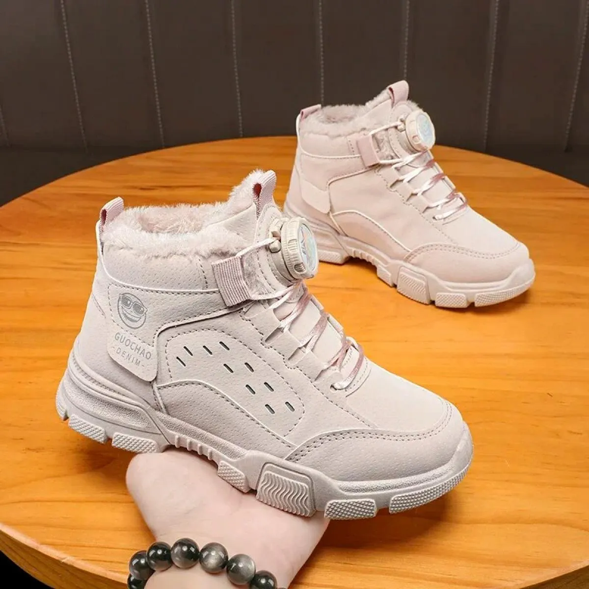 Scarpe da ginnastica Antiscivolo Moda Alla moda Resistenti all'usura Comode Tutte le partite Plus Velluto Mantieni caldo Escursi