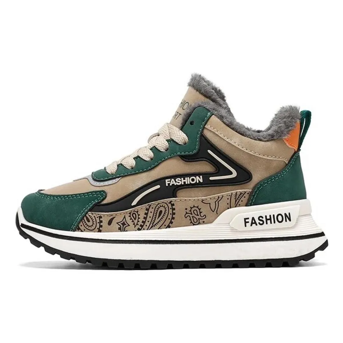 Scarpe per bambini Moda alla moda Antiscivolo Resistente all'usura Tutte le partite Plus Velluto Modello popolare Mantieni caldo