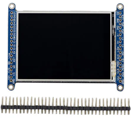 Scheda display ADAFRUIT INDUSTRIES, Touchscreen resistivo da 2.8poll.
