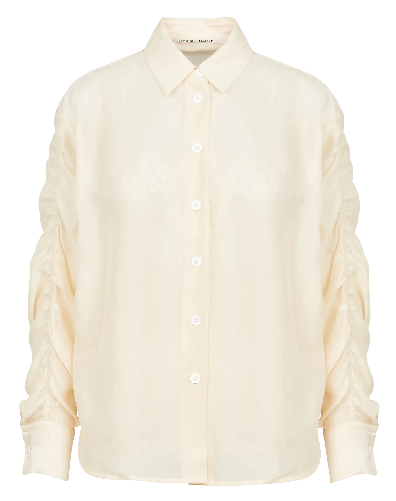  SECOND FEMALE   NARCIS - Camicia con collo classico | Beige