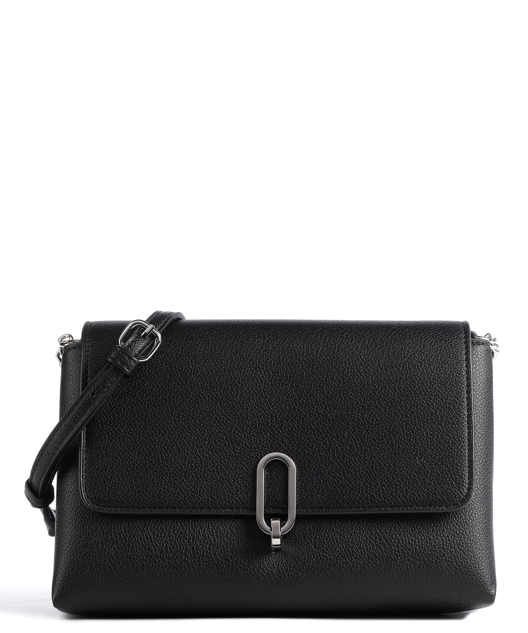  Seidenfelt Halsa Big Borsa a tracolla pelle sintetica nero  