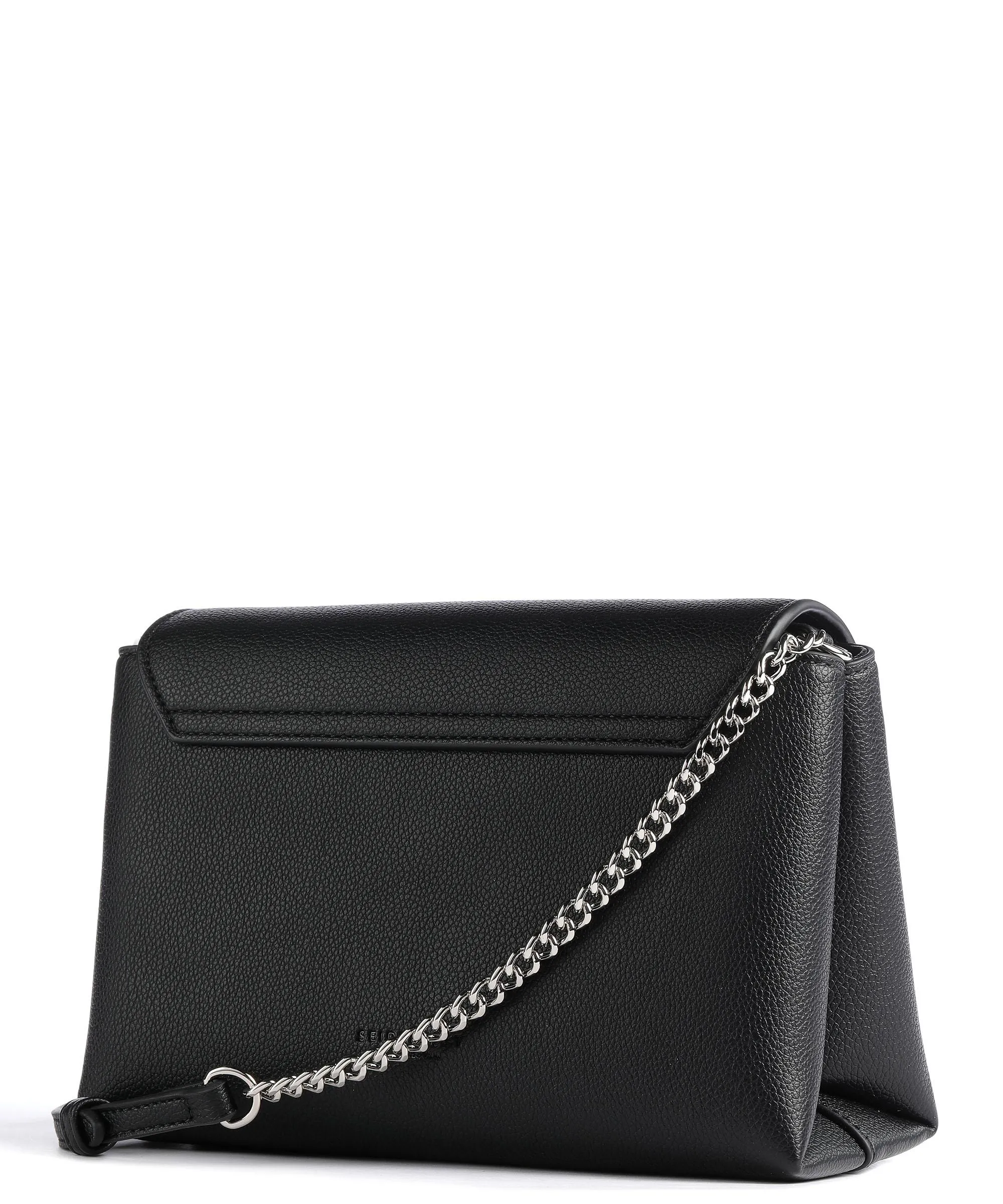  Seidenfelt Halsa Big Borsa a tracolla pelle sintetica nero  