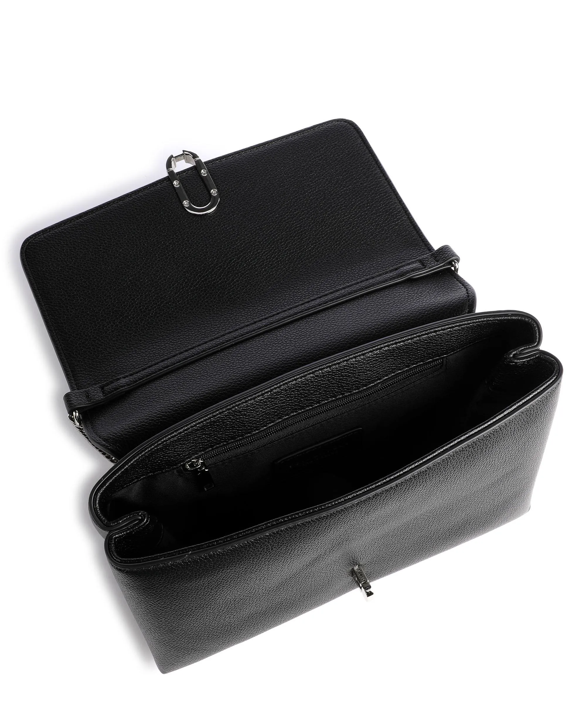  Seidenfelt Halsa Big Borsa a tracolla pelle sintetica nero  