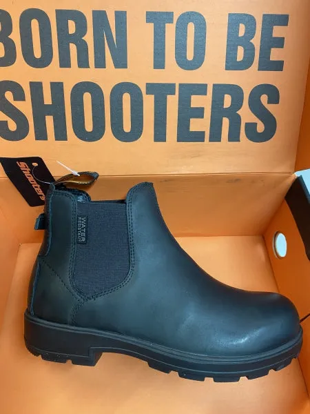 Shooters 19132-06 stivaletto donna in pelle black/black