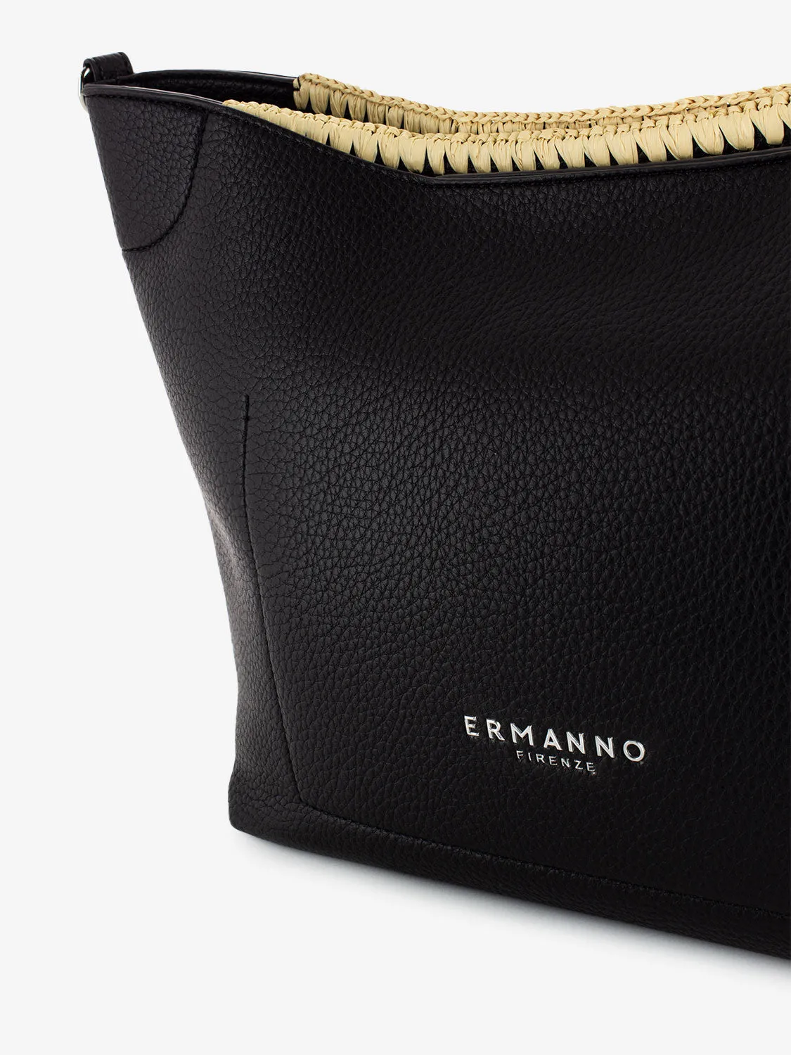Small tote Rachele interlacing black