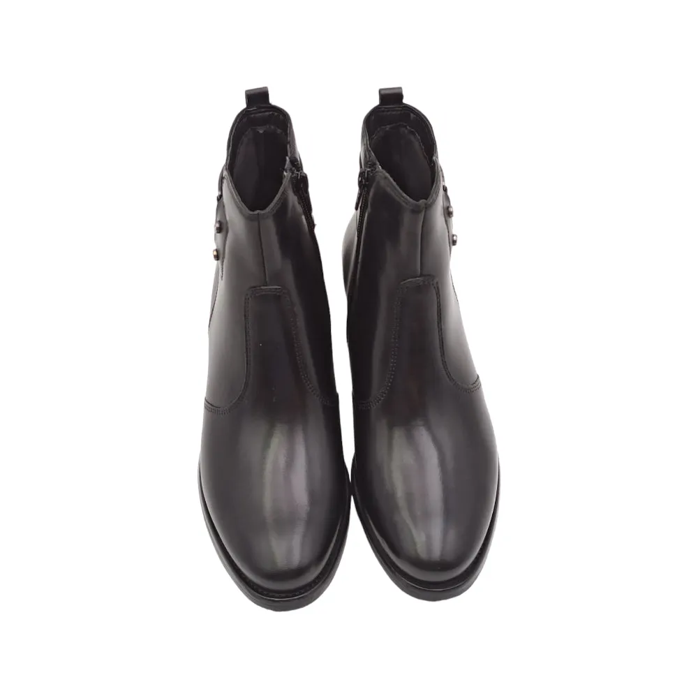 Stivaletto donna tacco alto Keys K-8850 black