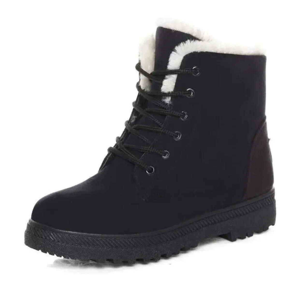 Stivali da donna Stivaletti invernali per donna Scarpe invernali Stivali da neve femminili Botas Mujer Scarpe calde in peluche D