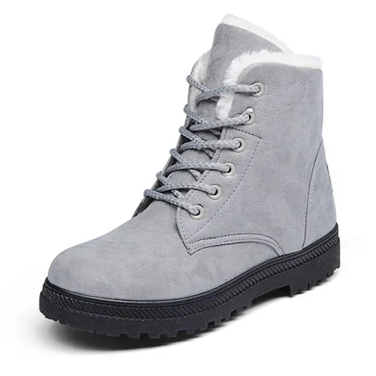 Stivali da donna Stivaletti invernali per donna Scarpe invernali Stivali da neve femminili Botas Mujer Scarpe calde in peluche D