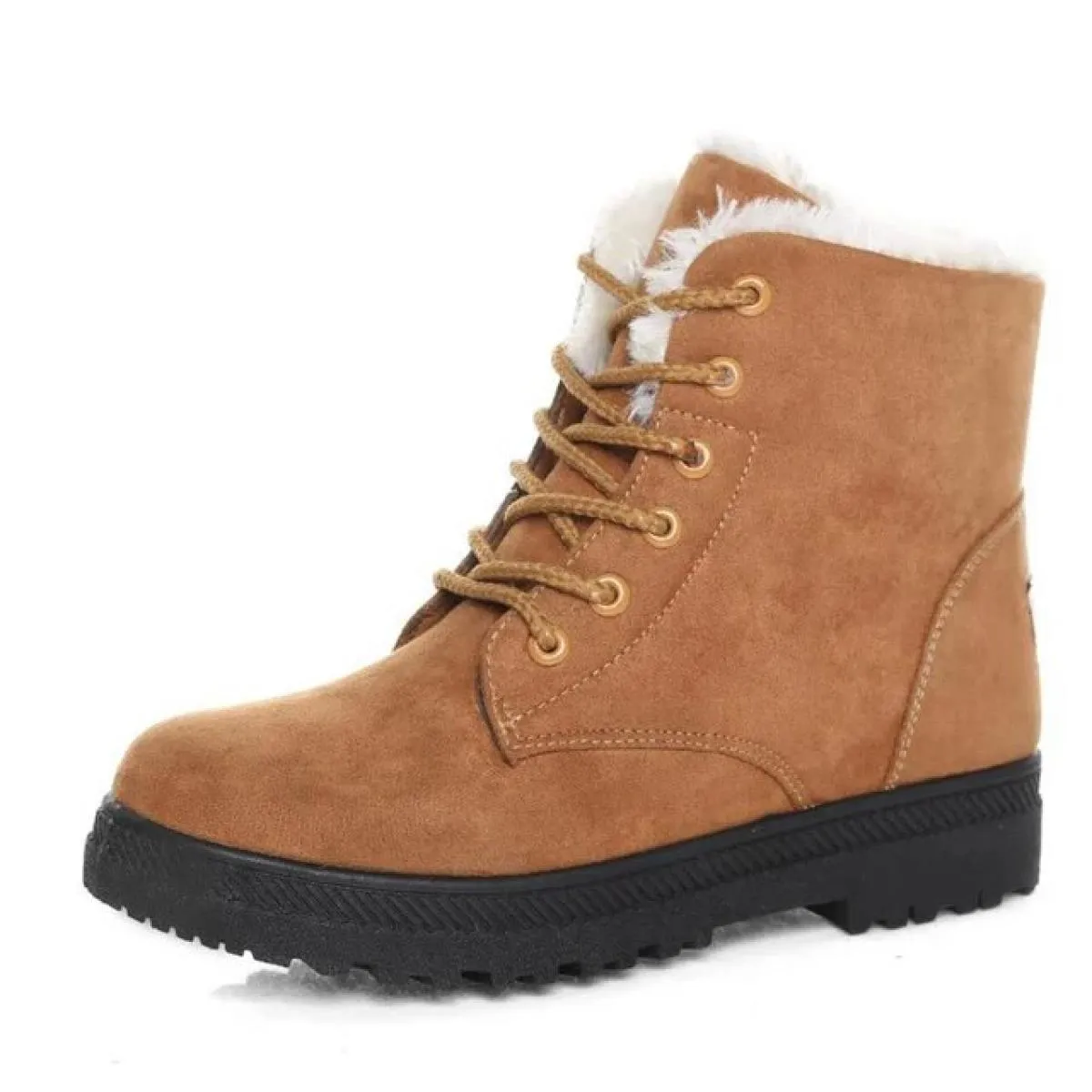 Stivali da donna Stivaletti invernali per donna Scarpe invernali Stivali da neve femminili Botas Mujer Scarpe calde in peluche D