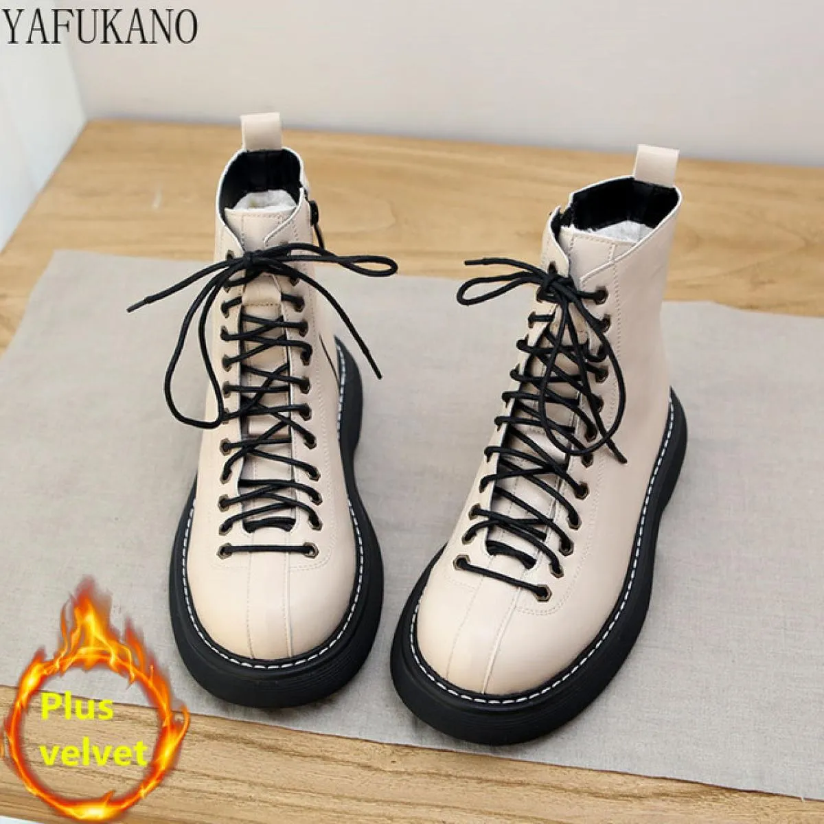 Stivali Donna Autunno Retro Stivali invernali da donna Stivali retrò Stivali da donna retrò stile britannico