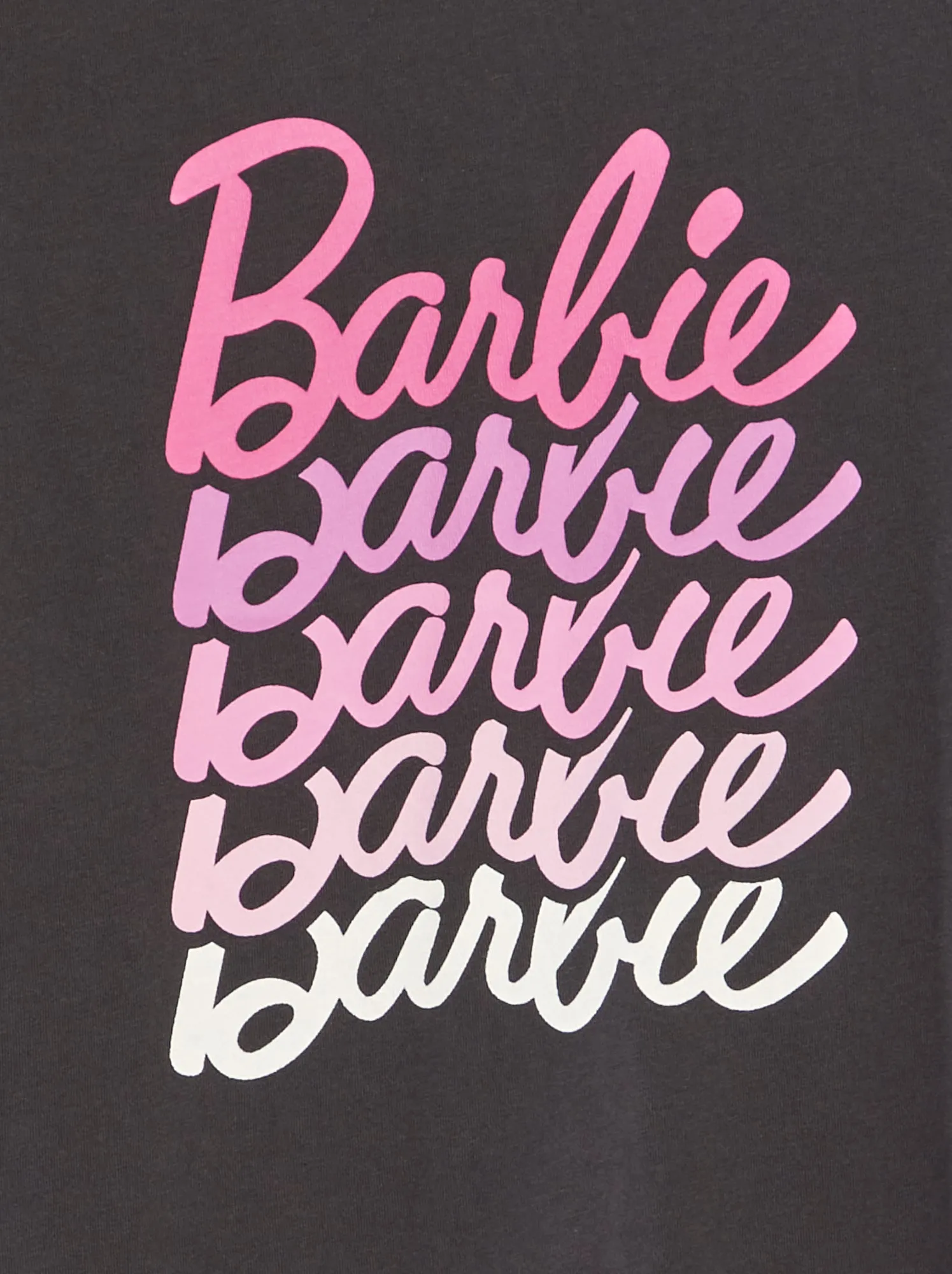T-shirt larga 'Barbie' - NERO