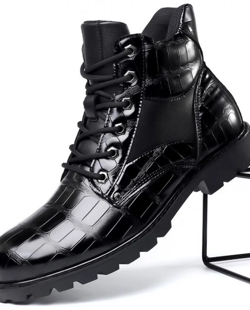 Uomini Comodi Stivali Da Moto Più Il Formato 38 48 Calzature Stivaletti In Gomma Chaussure Homme Sapatos Masculino Scarpe Per