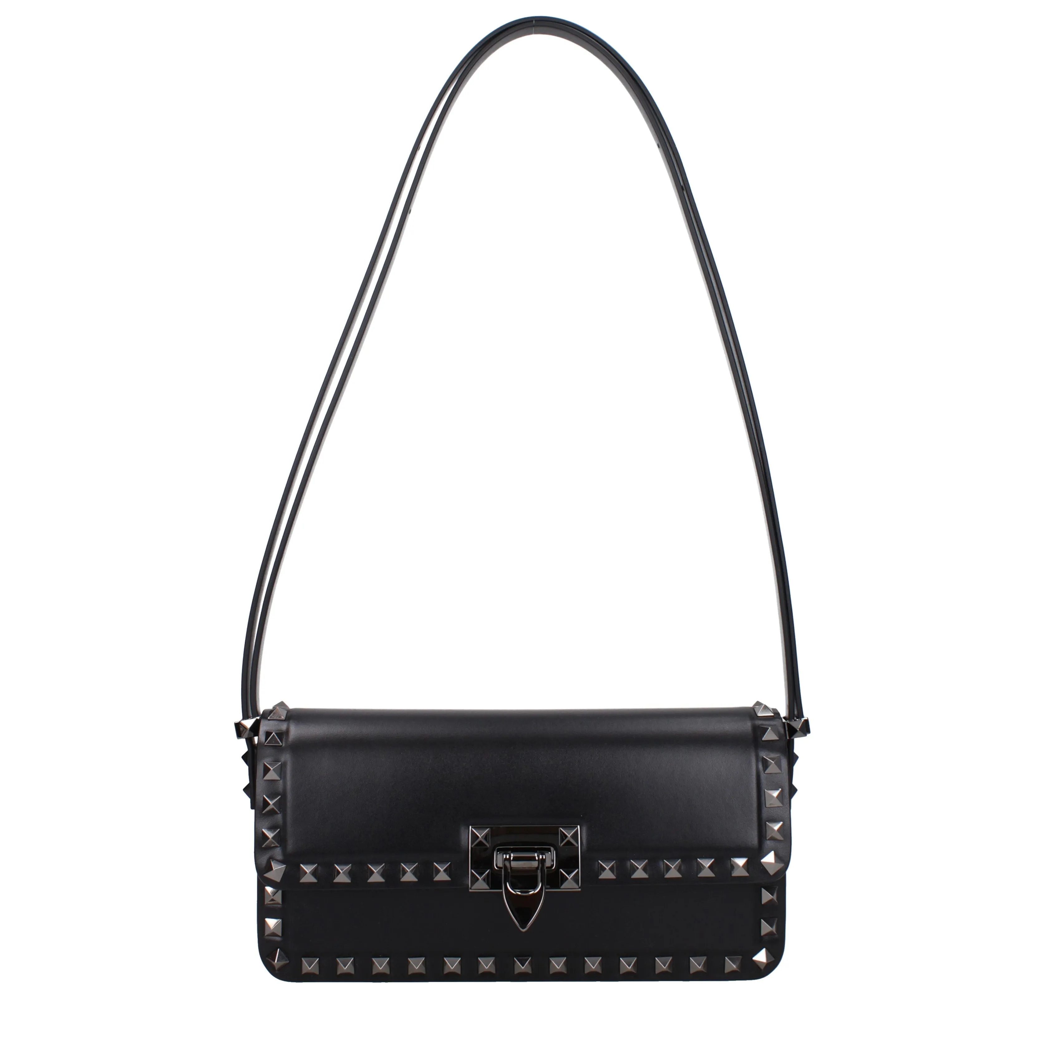 Valentino Garavani Borse a Spalla Rockstud23 Donna Pelle Nero