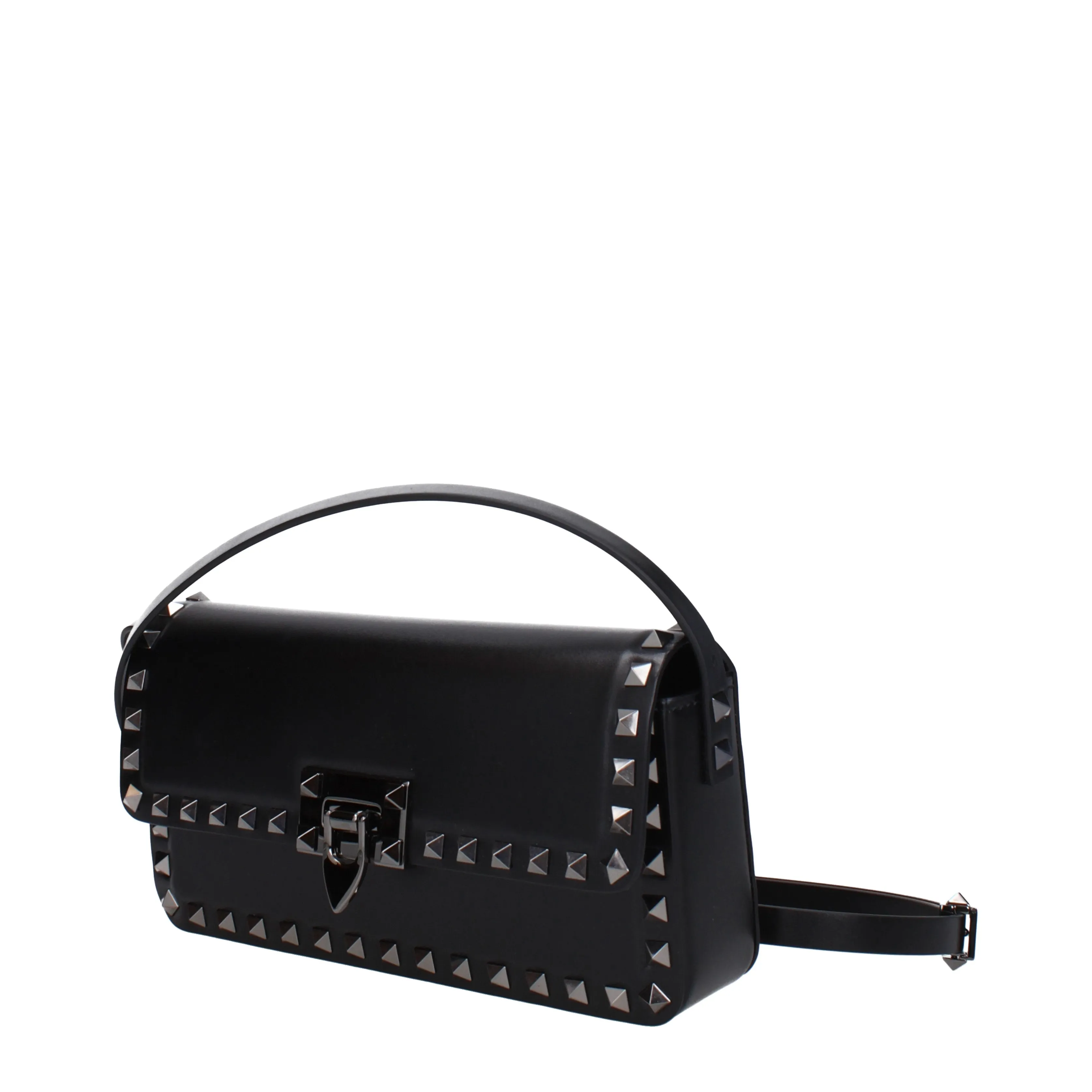 Valentino Garavani Borse a Spalla Rockstud23 Donna Pelle Nero