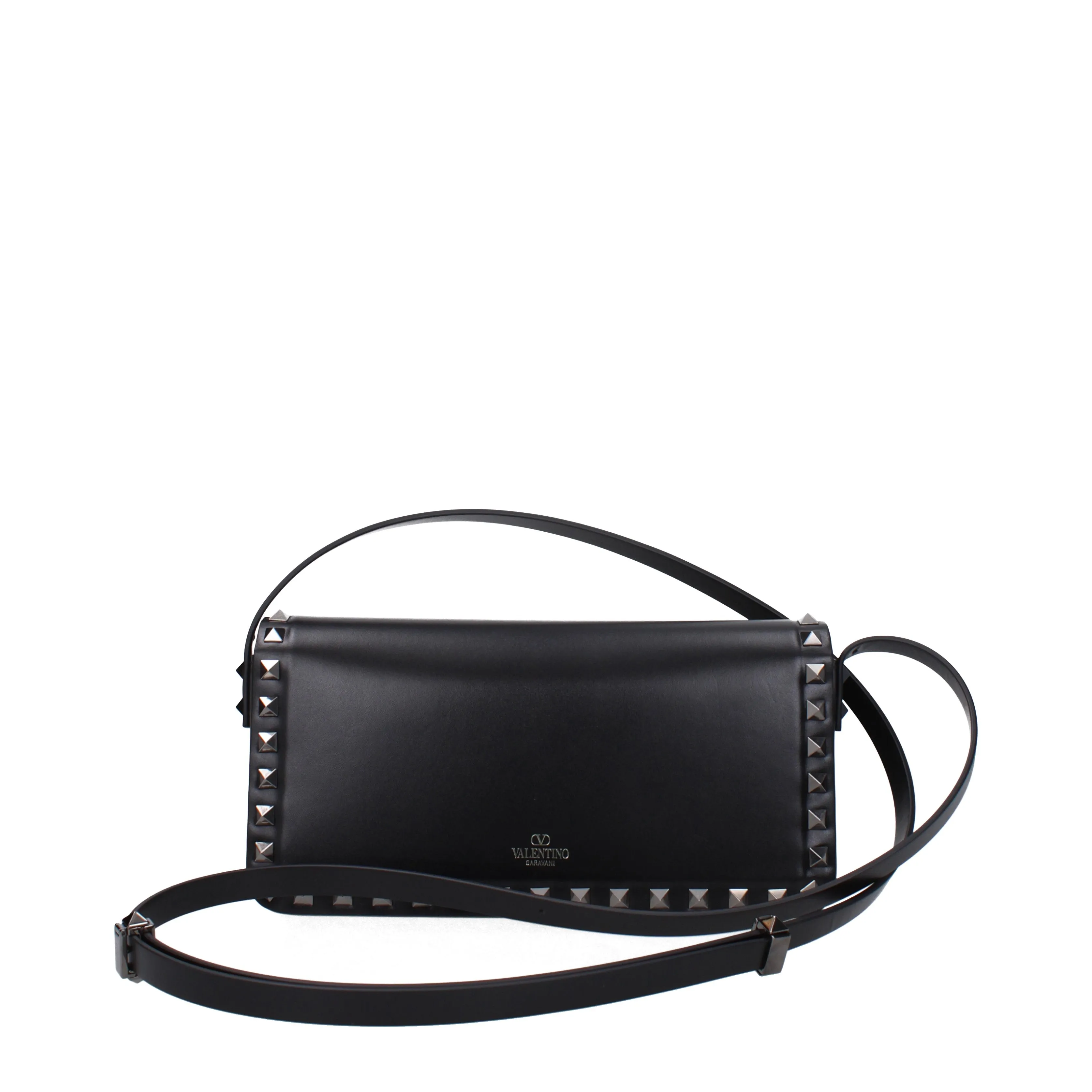 Valentino Garavani Borse a Spalla Rockstud23 Donna Pelle Nero