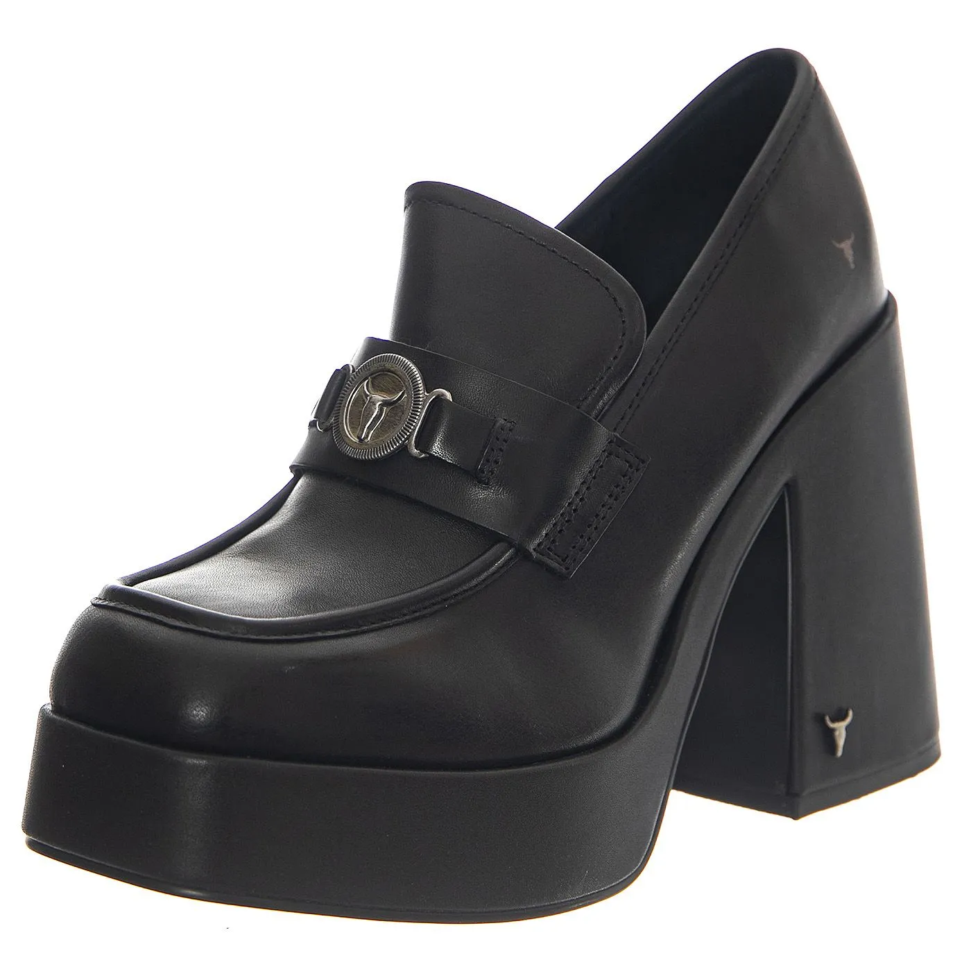 Windsor Smith Kitty Black Leather - Scarpe Donna Nere    