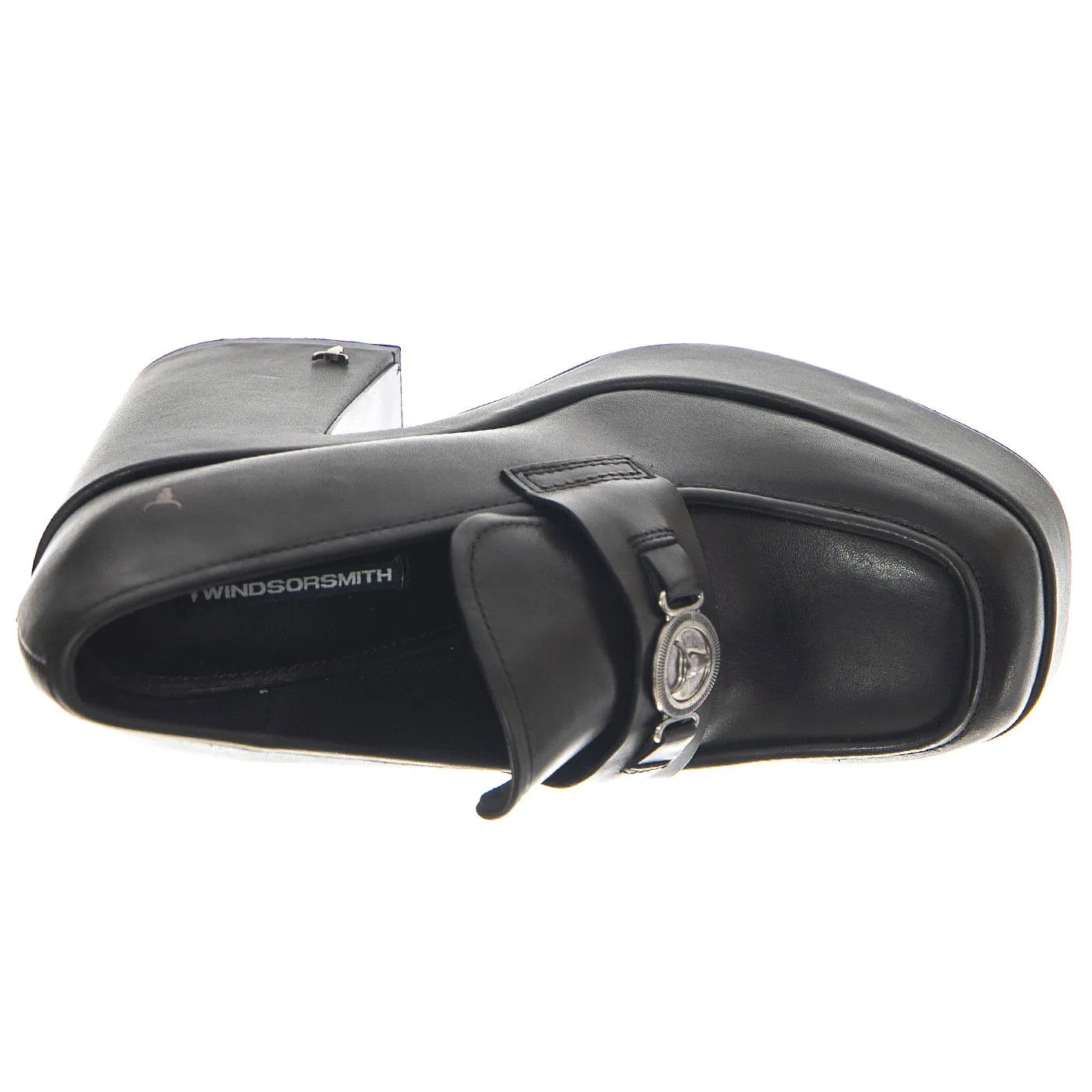 Windsor Smith Kitty Black Leather - Scarpe Donna Nere    