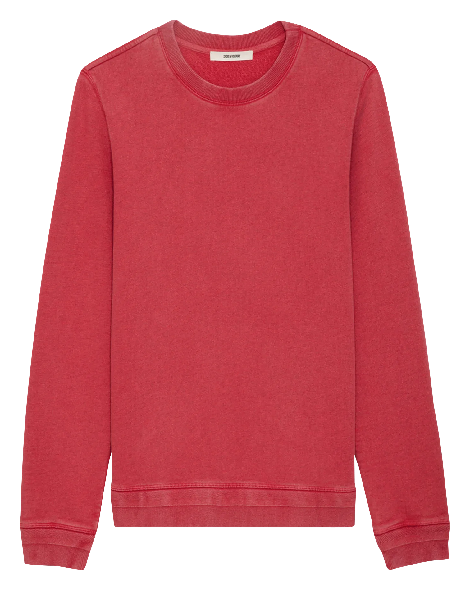  ZADIG&VOLTAIRE   STONY - Felpa scollo tondo in cotone bio | Rosso